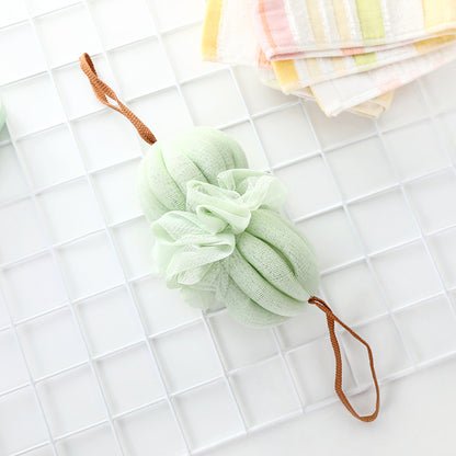 Large Japanese Bath Towel and Exfoliating Bath Ball